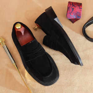 Zapatos de Tobillo Clásicos de Cuero Genuino para Hombre, Tallas Grandes, de Alta Calidad, para Invierno y Otoño, Impermeables, con Amortiguación, Desodorantes y Antideslizantes - Product Image 4