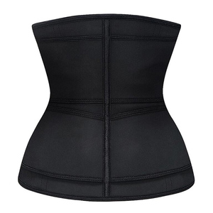 En gros 3 Courroies 9 <span class=keywords><strong>Os</strong></span> En Acier Réglable Femmes Latex Taille Formateur Corset Ceinture avec Fermeture À Glissière - Product Image 5