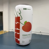 Canette de vin géante gonflable personnalisée de 8 pieds, étanche, pour événements, expositions, publicité de marque, décoration pour événements/vente au détail
