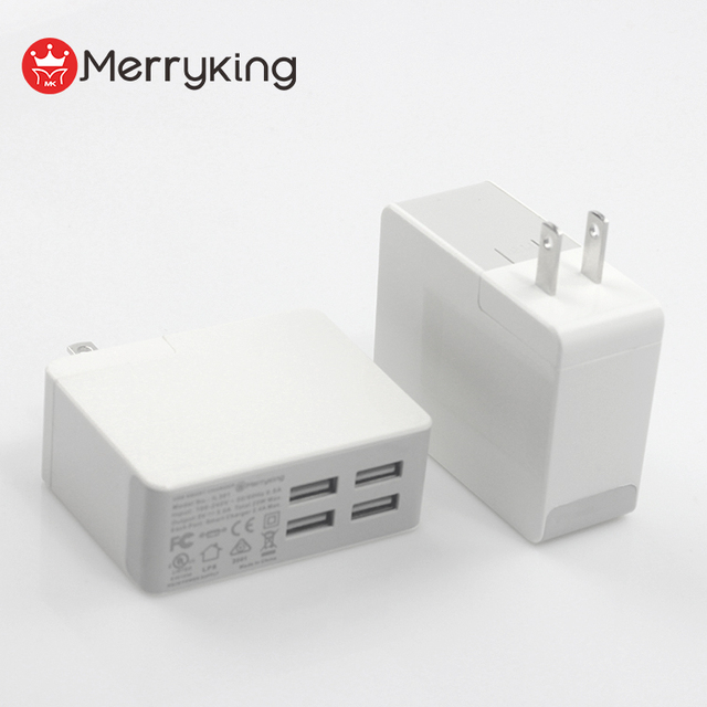Worldwide Smart Charger Fast Charger 5v 5a Multiple Usb Ports with US EU UK AU Plugs