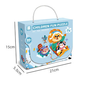 Rompecabezas <span class=keywords><strong>de</strong></span> papel portátil grande para niños, regalos educativos para edades tempranas, premios <span class=keywords><strong>de</strong></span> vacaciones <span class=keywords><strong>de</strong></span> jardín <span class=keywords><strong>de</strong></span> infantes al por mayor - Product Image 5