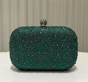 Nuove Borse da Sera di Lusso Scintillanti per Donne con Catene, Borsette Impermeabili con Strass Oro e Argento per Matrimoni - Product Image 3