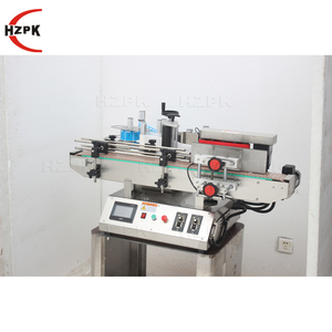 HZPK Machine de pose d'étiquettes cylindriques autocollantes pour bouteilles rondes de jus et d'eau, industrielle, de table, automatique – Fabricant - Product Image 5