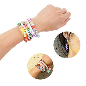 Hạt Acrylic Vuông 5mm Màu Đen Trắng Lỗ Lớn Dùng Trang Trí Quần Áo, Làm Vòng Tay, Hoa Tai, Phụ Kiện Làm Trang Sức, Nguyên Liệu Làm Trang Sức - Product Image 5