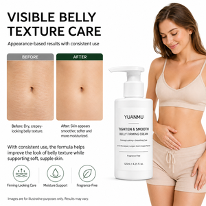 Crème Corporelle Bio au Cuivre <span class=keywords><strong>et</strong></span> Peptides pour le Soin des Vergetures <span class=keywords><strong>et</strong></span> de la <span class=keywords><strong>Cellulite</strong></span>, Lissante, Raffermissante <span class=keywords><strong>et</strong></span> Tonifiante pour le Ventre - Product Image 5