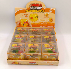 Juguete Antiestrés Súper Jumbo de Manzana Blanda Transparente con Fruta en el Interior, Juguete Sensorial Elástico para Aliviar el Estrés - Product Image 6