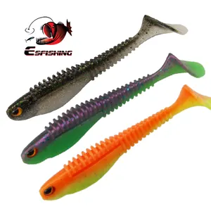 ESFISHING Umpan Pancing Umpan Lembut 3d, Umpan Lembut Wangi 10Cm Mata Kotor