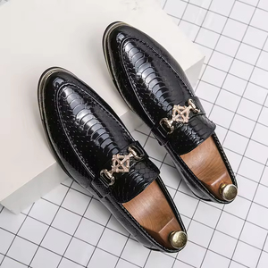 Zapatos Oxford con Cordones y Flecos, Estilo 2025, para Hombre, Punta Redonda, Formales, de Negocios, de Cuero Genuino, Estilo Británico, Evergreen, Zapatos Cómodos - Product Image 3