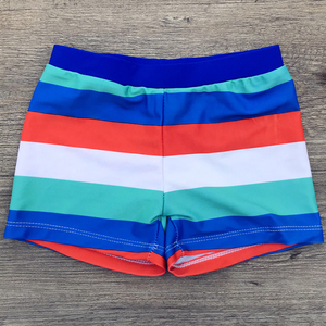 <span class=keywords><strong>Bañador</strong></span> a rayas de colores para niños de 2 a 8 años, Bóxer corto para niños pequeños, venta al por mayor - Product Image 2