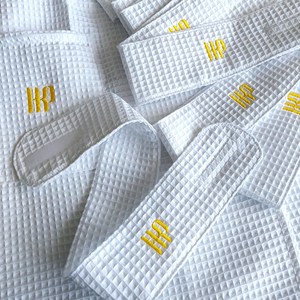 Cá nhân Spa Headband thêu biểu tượng tùy chỉnh tên make up headbands - Product Image 5