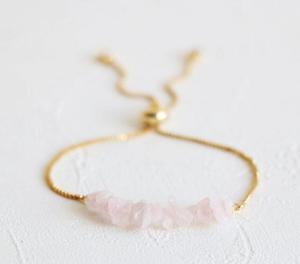 Pulsera Unisex con Dijes de Cristal y Diamantes de Imitación, Diseño Geométrico Bohemio, con Cadena Deslizante de Aleación de Cobre - Product Image 4