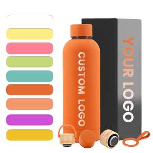 Botella de Agua con Logotipo Personalizado, 350ml 500ml 750ml 1000ml, Boca Pequeña, Deportiva, de Acero Inoxidable, Aislada al Vacío - Product Image 4