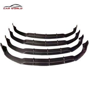 Nouveaux arrivages de kits carrosserie pour voitures, accessoires universels, lèvre de pare-chocs avant en carbone pour Benz W205 - Product Image 4