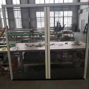 Moustiquaire plissée sans rail moderne, personnalisable, barrière en maille, porte et fenêtre rétractable sans obstacle pour la chambre à coucher, utilisation en extérieur - Product Image 6