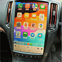Carplay para Infiniti G37 2007-2013 Android 13 estilo Tesla pantalla Auto estéreo unidad principal coche reproductor Multimedia Radio cinta Unidad Principal