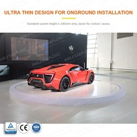 Plateforme de stationnement pour garage automobile extérieur, plateforme tournante pour voiture