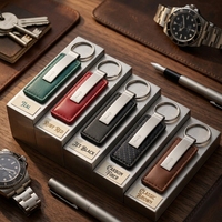 Porte-clés en cuir personnalisés de haute qualité, vente en gros directe d'usine, porte-clés en cuir avec logo personnalisé pour hommes