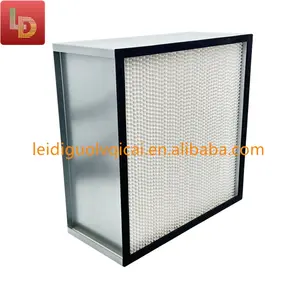 Grosir dan ritel dapat menyesuaikan bingkai campuran aluminium baja tahan karat jaring pelindung efisien kotak filter 300*300*78