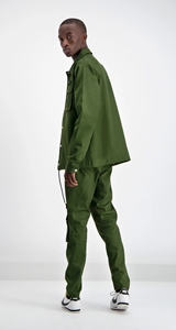 2019 Newest Fashion Spring/Winter Wholesale Custom 100 Percent Cotton <strong>Denim</strong> Cargo <strong>Jacket</strong> <strong>Green</strong> - Product Image 4