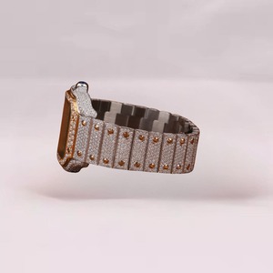 Reloj de Lujo Clásico para Hombre en Oferta, con Bisel de Diamantes Moissanite, para Oficina, Fiestas, Bodas y Eventos, Disponible al Mejor Precio del Mercado - Product Image 4