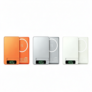 Banco de Energía Inalámbrico Magnético de 10000 mAh, Cargador Portátil Ultra Delgado de Aleación de Aluminio con Soporte - Product Image 1