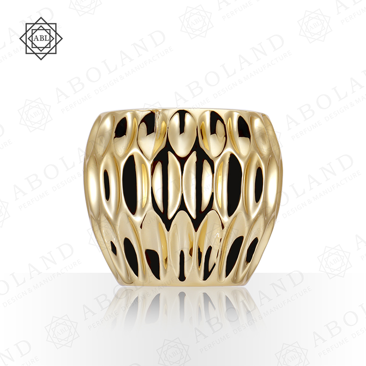perfume lid matt gold