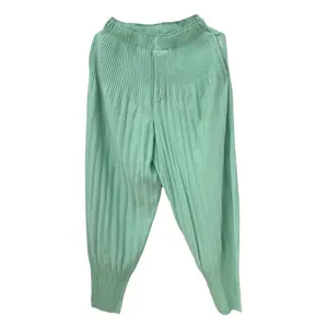 Pleated wide-leg harem casual pants pleated spring and autumn loose pocket low-crotch baggy trousers processing