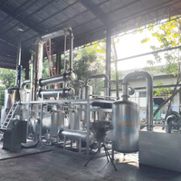 La plus petite capacité 500 litres par jour d'huile usée à l'usine diesel Recyclage de l'huile moteur usagée Distillation de l'huile minérale