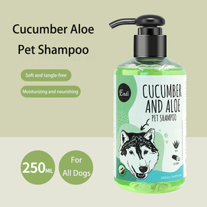 Private Label Coconut Vanilla Pet Shampoo para Cães e Gatos Lavar Hyper Orgânico Shampoo Body Shower Itchy Relief 250ml OEM - Product Image 3