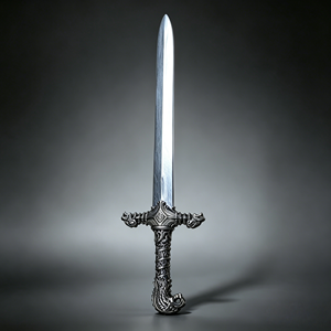 Épée d'otage en plastique non affûtée de 72 cm, accessoire de cosplay LARP pour fête d'Halloween, festival de la Renaissance, collection en gros - Product Image 1