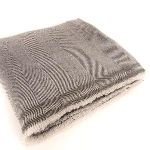 Grande couverture de voyage personnalisée en tricot de <span class=keywords><strong>camping</strong></span> biologique recyclé laine coton mouton alpaga 100% laine mérinos cachemire Pashmina - Product Image 2