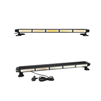 Nouvelle barre lumineuse de toit à LED COB de 32 pouces, double face, avec 14 modes de clignotement, cadre en alliage d'aluminium, avertisseur de circulation Shinemien