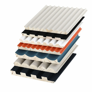 3D Dekor Ev İç Mekan MDF Duvar Panelleri Mdf Lambri Oluklu Duvar Panelleri - Product Image 1