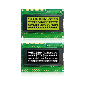 Bán buôn tùy chỉnh 16x4 Nhân Vật STN Dot Matrix đơn sắc màu vàng màu xanh lá cây <span class=keywords><strong>LCD</strong></span> hiển thị 3.3V 5V 1604 với đèn nền hiển thị - Product Image 1