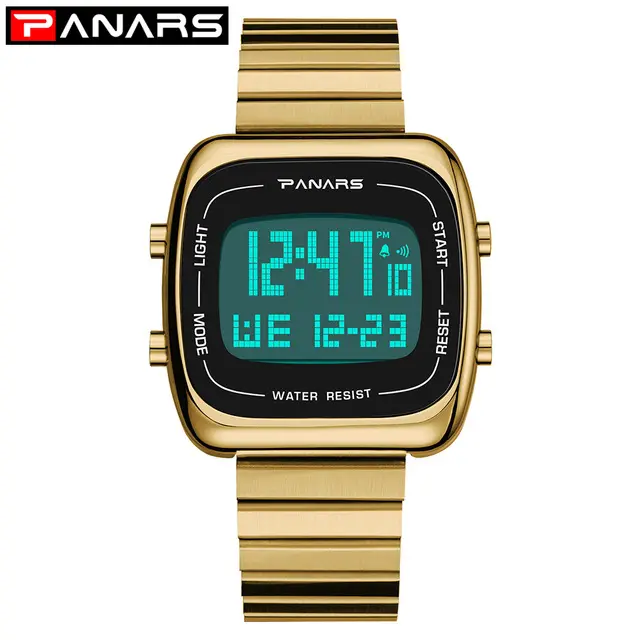 PANARS 8132 Sports Watch Electronic Men Watches Top Brand Luxury Clock Waterproof LED Digital Watch Relogio Masculino