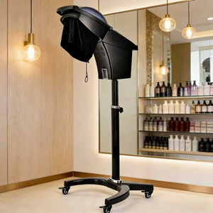 Máquina de Terapia Capilar con Ozono Negro, Equipo de Cuidado Capilar para Salón, Unidad de Tratamiento Plegable para Estudio de Belleza - Product Image 1
