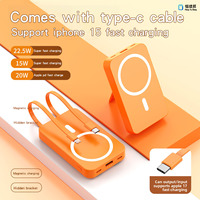 Cargador Inalámbrico Portátil Ultrafino Mini Slim de 15W/20W Tipo-C Li-Polymer 5000mAh, Venta al Por Mayor de Fábrica, Logotipo Personalizado, OEM