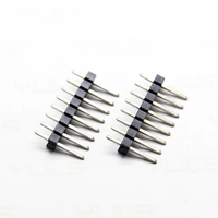 Échantillons gratuits 3.96mm hauteur de pas 3.2mm Positions 02p-20p connecteur droit en plastique à une rangée pour carte PCB