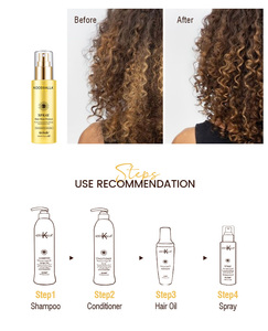 Spray Protector de Calor <span class=keywords><strong>para</strong></span> <span class=keywords><strong>el</strong></span> <span class=keywords><strong>Cabello</strong></span> con Aceite de Argán Orgánico y Logotipo Personalizado, Spray Antiencrespamiento <span class=keywords><strong>para</strong></span> <span class=keywords><strong>el</strong></span> <span class=keywords><strong>Cabello</strong></span> - Product Image 4