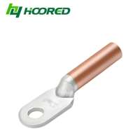 Cosses de câble bimétalliques cuivre-aluminium DTL, borne de transition standard AWG pour connexion à sertir de câble de distribution d'énergie