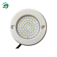 Projecteur LED plat super fin 8 mm en ABS 10W, portable, anti-corrosion, à fixation murale, RGB 12V, étanche IP68, dimmable, pour piscine