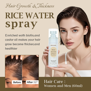 El fabricante protege el cuero cabelludo e hidrata la pérdida de reparación del cabello puntas abiertas crecimiento del cabello cuero cabelludo cabello arroz agua crecimiento Spray - Product Image 3