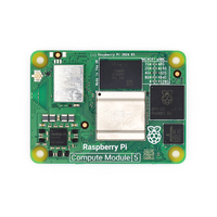 Raspberry PI CM5 Dev Kit Quad Core 64 Bit Arm Cortex A76 avec module de calcul 5, carte IO CM5, boîtier IO CM5, refroidisseur, antenne