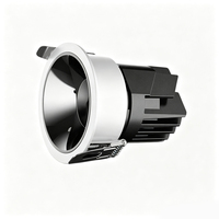 Luminaires de plafond à grille anti-éblouissement à coupelle profonde, pour usage commercial/résidentiel, avec source lumineuse COB CRI 90, fournis directement par l'usine