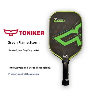 Paleta de Pickleball para Adultos Aprobada por la USAPA, Núcleo de Panal de Abeja de 16 mm, Fibra de Carbono Ligera, Cómoda, Cuerpo Ancho, Arco Superior, Entrenamiento Gen <span class=keywords><strong>4</strong></span> - Product Image 6