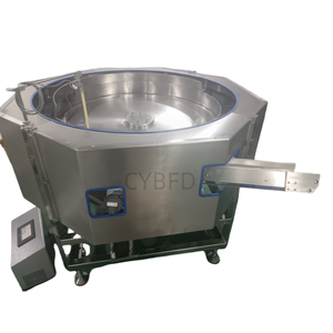 Distributeur d'œufs à grande vitesse pour l'emballage automatique des aliments, distributeur centrifuge double pour le <span class=keywords><strong>jambon</strong></span> et la saucisse, machine d'emballage <span class=keywords><strong>de</strong></span> gelée - Product Image 4