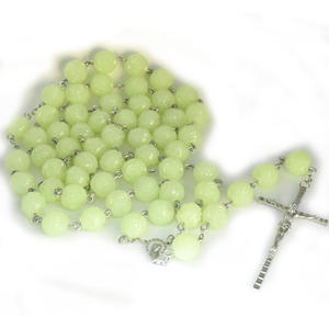 <span class=keywords><strong>Chapelet</strong></span> mural <span class=keywords><strong>lumineux</strong></span> de 20 mm en forme de rose, décoration murale, croix catholique, <span class=keywords><strong>chapelet</strong></span> mural qui brille dans le noir - Product Image 4