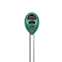 Testeur horticole 3-en-1 facile à utiliser : mesure l'humidité du sol, le pH et la luminosité pour le jardinage et l'agriculture en serre