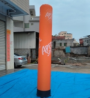 Colonne gonflable à LED avec logo personnalisé, tube gonflable pour la publicité