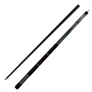 <span class=keywords><strong>Ta</strong></span> No.61 Queue de billard en fibre de carbone à technologie noire personnalisée OEM 1/2 fendue avec des queues de billard de 12.4mm de longueur de pointe de 147mm - Product Image 1